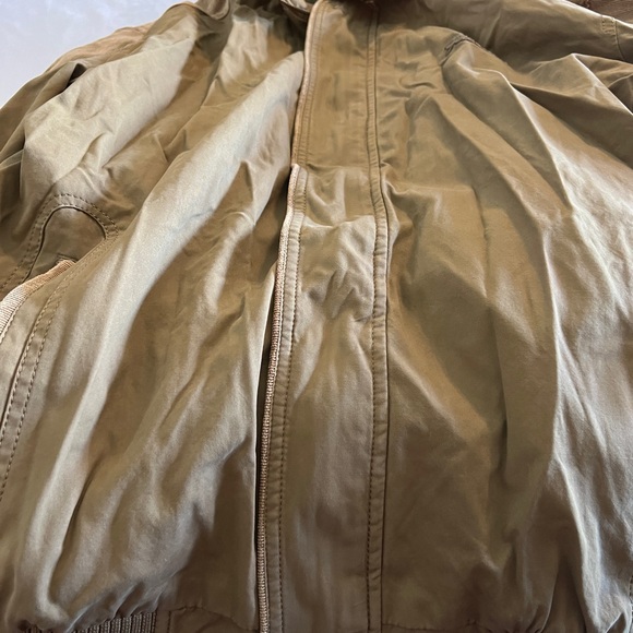 2XL NEW Tebreux Men's Winter Fall Long Sleeve Jacket  Brown Bomber Outdoor Tan - Picture 11 of 12